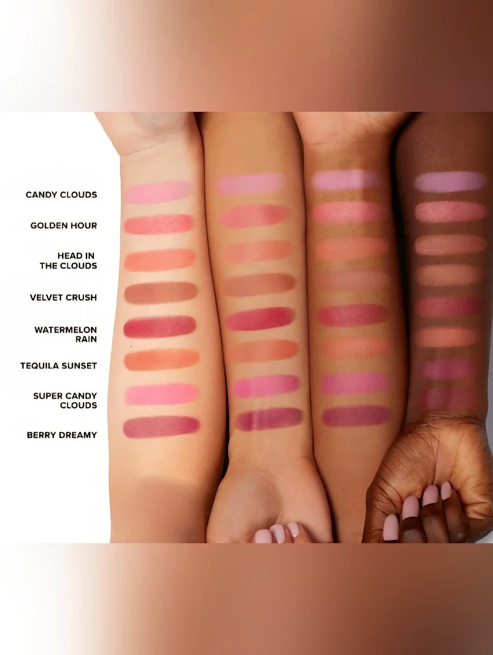 NIB Too Faced Cloud Crush Blurring Blush In Berry Dreamy